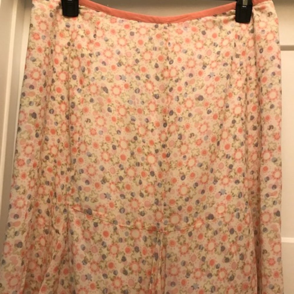 Soft knee length skirt